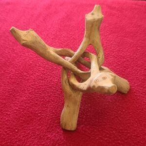 Natural Wood Art Sculpture